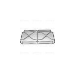 F4006 - GRIGLIA FILO 2F. X ONOFRI 440X206 H.40