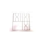 F4405INOX - GRIGLIA FILO 3F. X REX 446X453 INOX