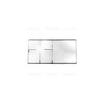 F4717 - GRIGLIA FILO 1F.+P. X SAMET 463X254