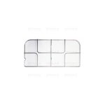F5414 - GRIGLIA FILO. 2 F CROMATA ANTERIORE X SOVRANA 493X240