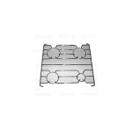 F6101 - GRIGLIA FILO 4/F X TRIPLEX 462X445