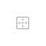 G0109 - GRIGLIA GHISA X AREILOS 4F. 465x406
