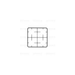 G0110 - GRIGLIA GHISA X AREILOS 4F. 398x410