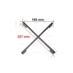 G0825 - GRIGLIA IN GHISA TIPO ELBA 1F T.C. 225X225