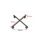 G1307 - GRIGLIA GHISA 1 F.TC - FOSTER 225X225 - P3033  alta 5 Cm.