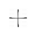 G1307 - GRIGLIA GHISA 1 F.TC - FOSTER 225X225 - P3033  alta 5 Cm. - immagine 3