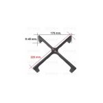 G1522 - GRIGLIA IN GHISA 1 FUOCO FRANKE 220X220 H.45 - immagine 2