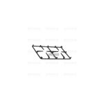G4501 - GRIGLIA IN GHISA ROYAL 2F. 460x230