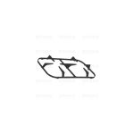 G5201 - GRIGLIA IN GHISA X SMALVIC 2F. 455x229