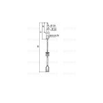 H4772 - TERMOCOP. L.60 TEST. 32 ATT.FASTON -SMEG - immagine 2