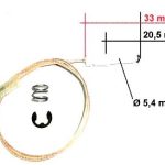 H5523 - CANDELETTE TIPO STAR LUNGA mm. 326