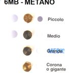 HM40 - INIETTORI CONF. SABAF 6 MB METANO