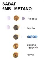 HM40 - INIETTORI CONF. SABAF 6 MB METANO