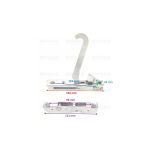 KCF2790 - KIT 2  CERNIERA E 2 PORTARULLINI CF13 CERNIERA FORNO TIPO INDESIT 155X21CF2790  E CF0291 CF038 - immagine 2