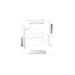 KCF3296 - KIT 2 CERNIERE + 2 PORTARULLINI