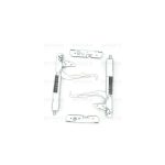 KCF3601 - KIT CERNIERE E PORTA RULLINI TIPO NARDI PESANTE