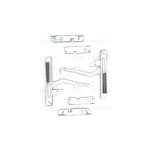 KCF4492 - CERNIERA ZANUSSI CF4492 + CF4493 + 2 Coppie rullini Cod. Ordiginale 50223858007