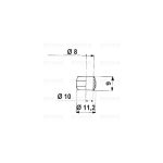 LB0024 - BICONO ( ogiva ) X RB DOPPIO Dia 8 e 10