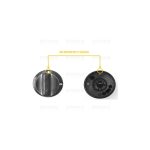 M0221 - MANOPOLA ARISTON NERA FORO 7 G-2 - immagine 2
