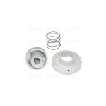 M0227 - MANOPOLA ARISTON FORO 7 G+9 BIANCA P.I. - immagine 2