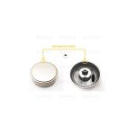 M0236 - MANOPOLA TIPO ARISTON DIA. 6 PIANO INDICE G+2 - ARGENTO - C00111686 - immagine 2