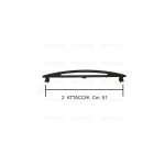 M0280 - MANIGLIA FORNO X ARISTON 57 NERA
