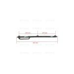 M0483 - MANIGLIA FORNO X BOMPANI 58,5 NERA