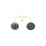M1524 - MANOPOLA TIPO FRANKE DIA.6 G+11 NERA - immagine 5