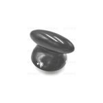 M1529BIS - MANOPOLA TIPO FRANKE DIA.6 G+9 NERA PIANO IND - immagine 2