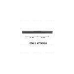 M1683 - MANIGLIA FORNO X FULGOR L.579 MARRONE