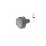 M2118 - MANOPOLA TIPO GLEM GAS NERA DIA.8 G.+31