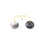 M2546 - MANOPOLA X IGNIS/WHIRLPOOL CROM D.6 G+10 - immagine 3