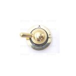 M2617BIS - MANOPOLA TIPO X ILVE DIA.8 G+12 NER-ORO