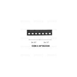 M3280 - MANIGLIA FORNO X LOFRA CM. 29,5 MARRONE - immagine 2