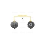 M4447 - MANOPOLA TIPO REX ZANUSSI DIA 6 G=0 NERA - immagine 4