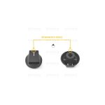 M4458 - MANOPOLA TIPO ZANUSI NERA - vedi M4459 - immagine 3