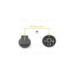 M4460 - MANOPOLA TIPO REX NERA D.6 G+ 2 - immagine 4