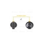 M5467 - MANOPOLA X CANDY DIA.6 PIAN SX. NERA G -2 - immagine 4
