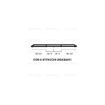 M5982 - MANIGLIA FORNO X TECNOGAS CM.77,5 MARR.