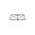 P0266 - GRIGLIE PIATTINA 2F. 485X255