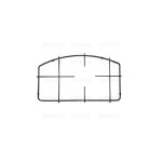 P0293 - GRIGLIA IN PIATTINO 1F SX 380X215 - C00053171