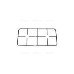 P0465 - GRIGLIE PIATTINA 2F. 475X220 NERA