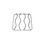 P0466 - GRIGLIE PIAT.1F. 370X350 NERA sost.P0450