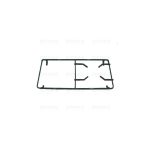 P2551 - GRIGLIE PIATTINA 1F.+P 476X252