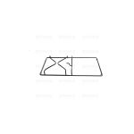 P2561 - GRIGLIA FILO SMALT. 1F.+P. 460X227