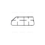 P2856 - GRIGLIA PIATT. 2F J.INOX 380/455X215 DX