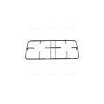 P3852 - GRIGLIE PIATTINA 2F 493X237 MARRONE