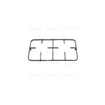 P3855 - GRIGLIE PIATTINA 2F 395X240 MARRONE