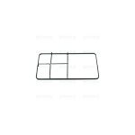 P4454 - GRIGLIE PIATTINA 1F.+P. 412X227