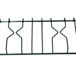 P4463 - GRIGLIA PIATTINA 2F. 453X220 Sost. F4412